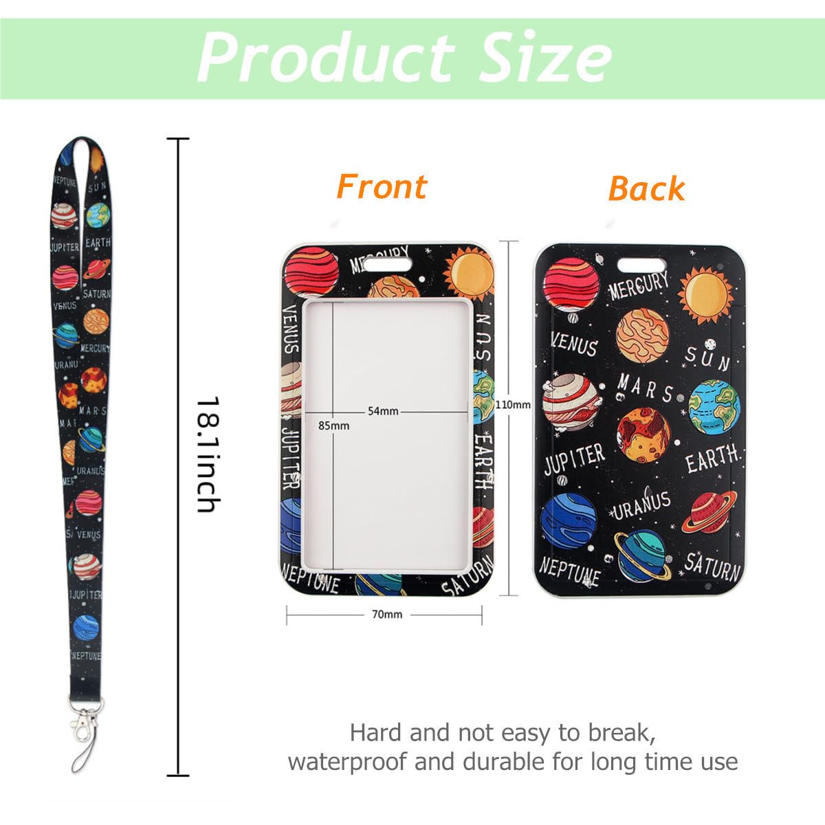 SamHeng Colorful Printed Lanyard with Card Holder - Image 2