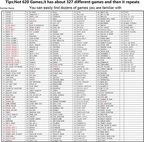 Retro Game Console – Classic Mini Retro Game System Built-In 620 Games And 2 Controllers, 8-Bit Video Game System With Classic Games, Old-School Gaming System For Adults And Kids #TOP3