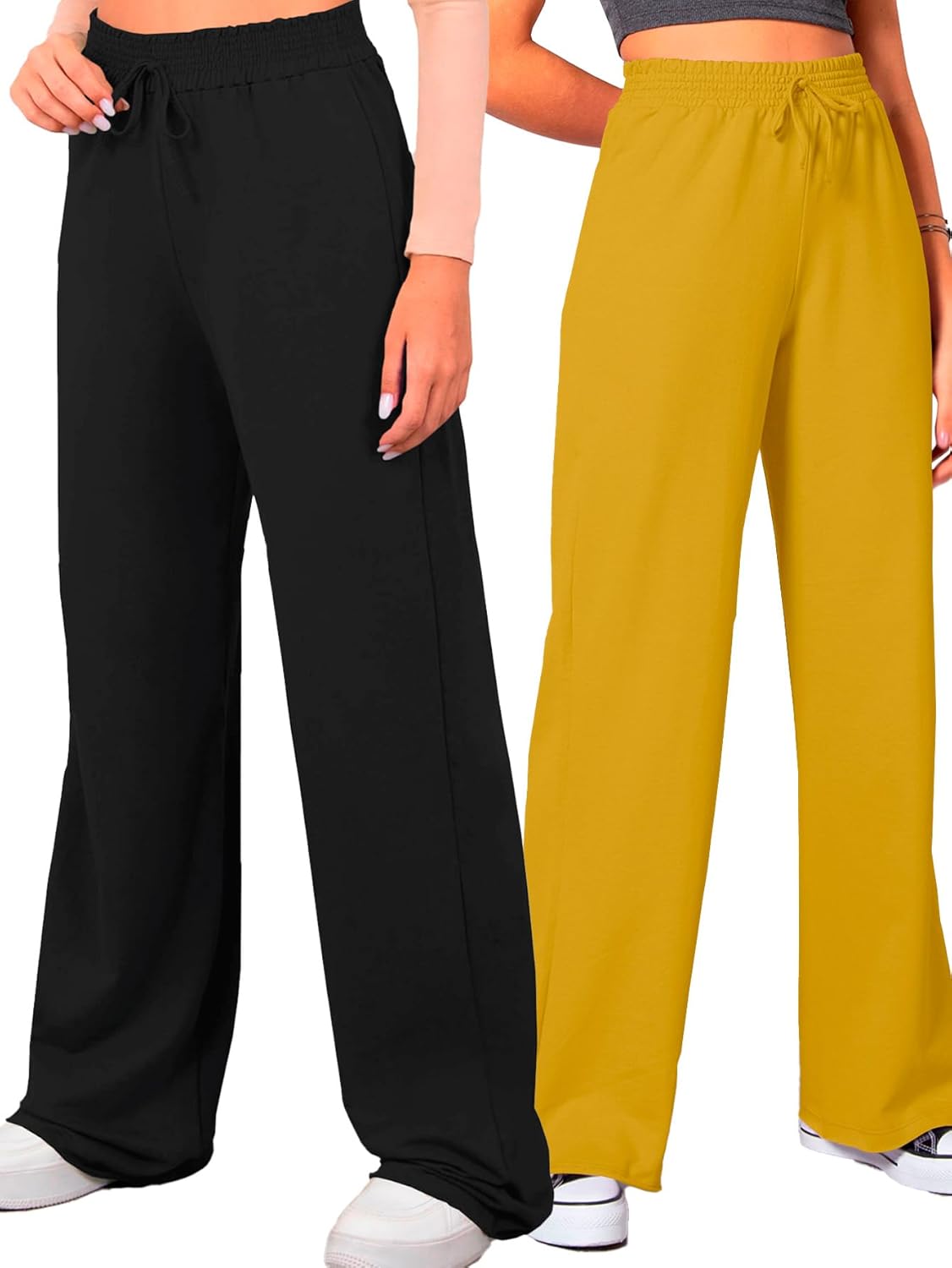 Calça Moletinho Pantalona Feminina Kit 2 Tamanho Único Cós Largo Corte a Fio Tecido Leve Cores Variadas em promoção! Veja a oferta e mais achadinhos de Calças 8 Hoje é o melhor dia para comprar Calça Moletinho Pantalona Feminina Kit 2 Tamanho Único Cós Largo Corte a Fio Tecido Leve Cores Variadas com aquele preço maroto! Promoção! Aproveite a oferta! 8