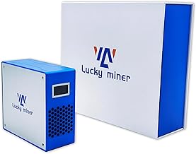 Bitcoins Miner LV07 Solo Miner SHA-256 1TH/S BM1366, Low Noise Crypto Miner Machine for Home Use,Lottery Mining,Include PSU