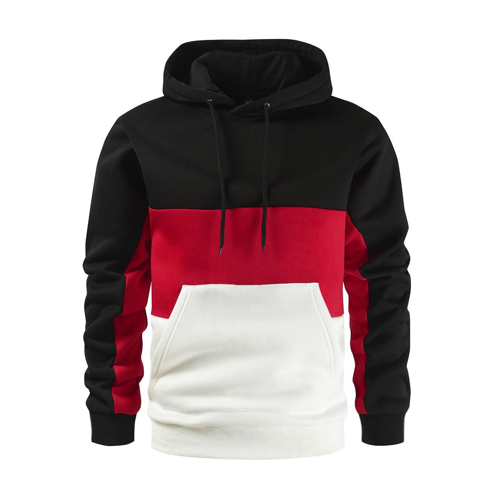 Sweat à capuche doublé en polaire pour homme