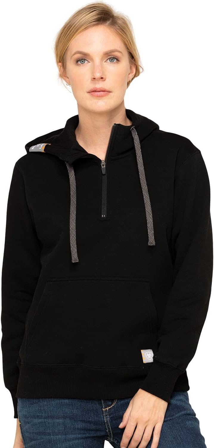ARIAT Women's Rebar Skill Set 1/2 Zip Hoodie
