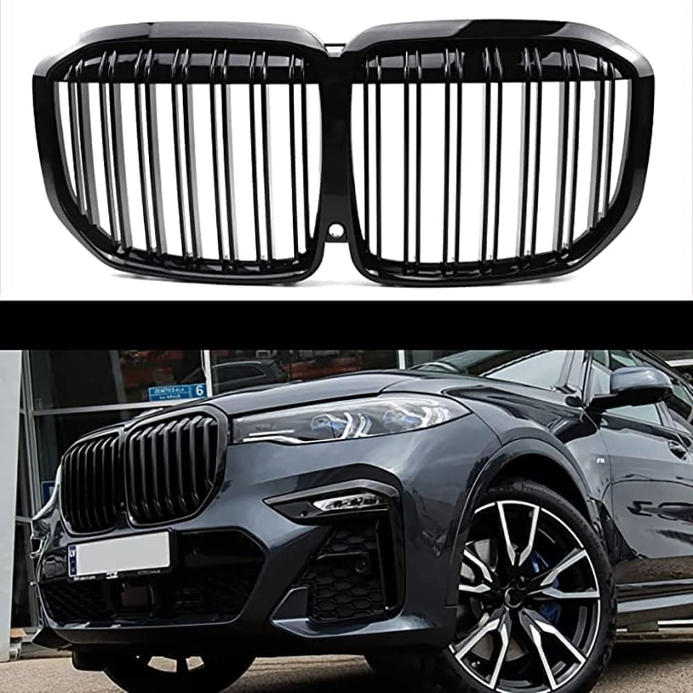 Grille de pare-chocs avant BMW X7 G07 pour rénovation de calandre supérieure usée