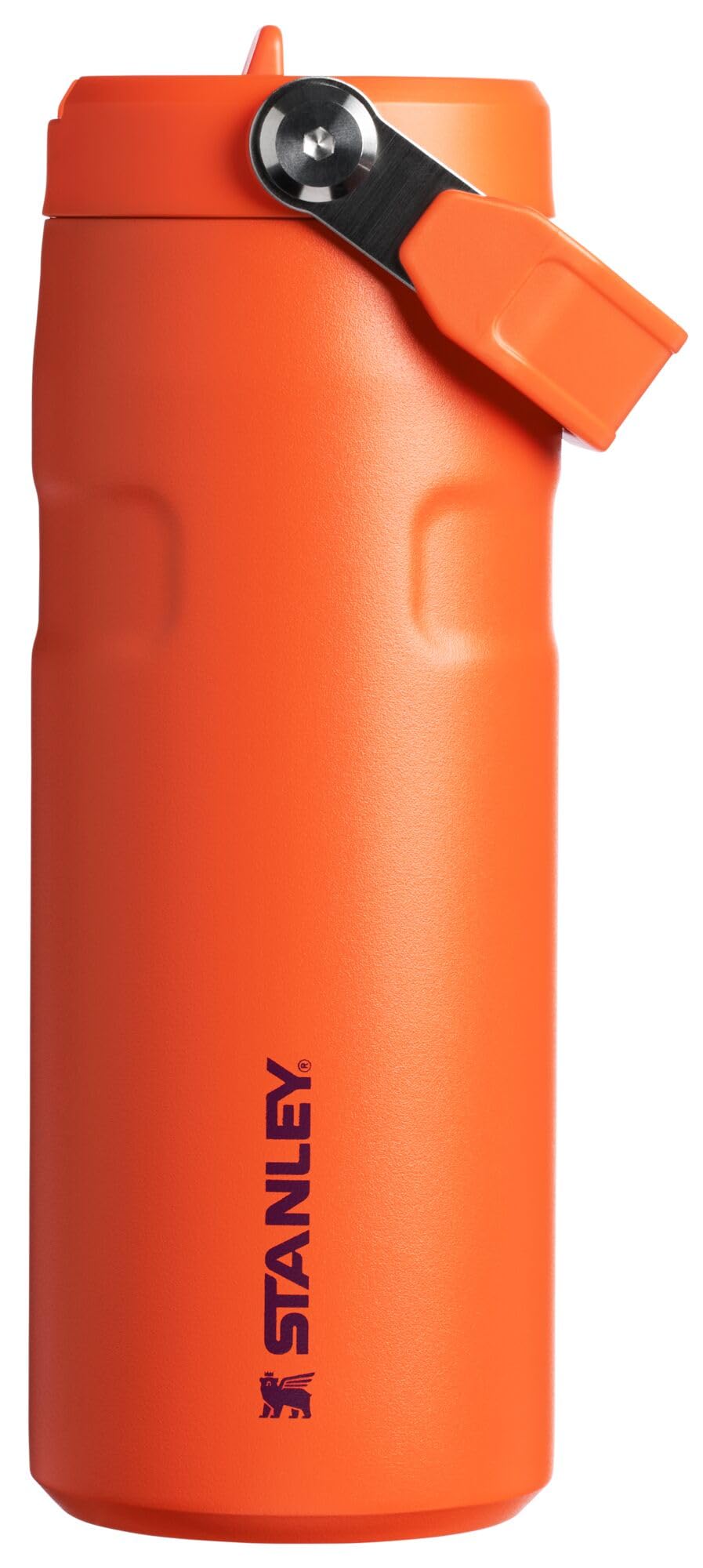 STANLEY IceFlow Flip Straw 2.0 Bottle, 16 oz, Tigerlily Plum | Easy Carry Handle | Twist On Lid and Flip Up Straw | Lightweight Water Bottle | Insulated Stainless Steel | BPA-Free