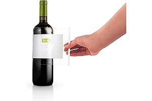 True Fabrication Memento Wine Label Removers | Vintage Style Reusable Silicone Bottle...