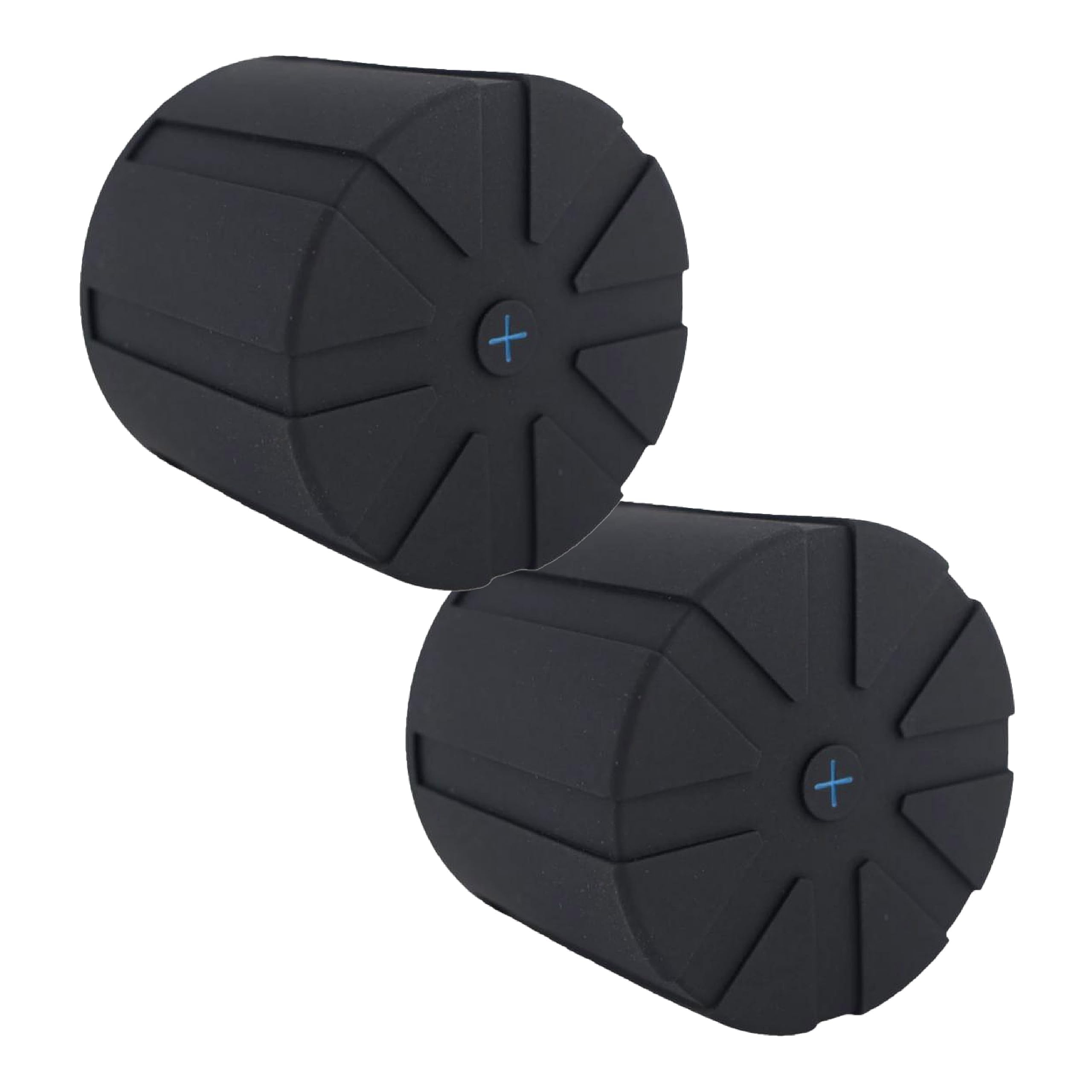 Silicone Lens Protector Cap - Dustproof Cover for 65-110mm DSLR Lenses, Fits 99% Lenses (Black, 2-Pack)