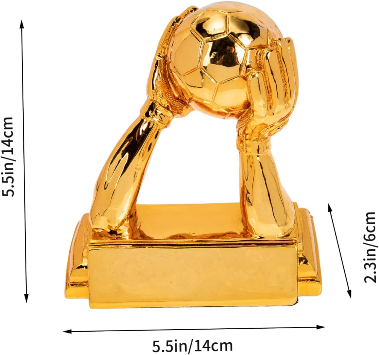 KICHOUSE Versatile Soccer Award Trophy Large for League Souvenirs Decorative for Football Enthusiasts