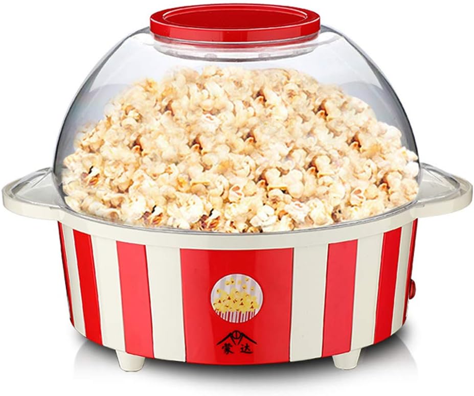 Stirring Popcorn Machine - Retro Gourmet Popcorn Maker and Nut Roaster - Mini Kettle Hot Oil Popcorn Popper