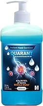 QUARANT 80% Alcohol Based Instant Hand Sanitizer Pump, Kills 99.9% Germs, WHO Recommended Formula & FDA Approved, 500 ML (Pack of 1 Bottle)
