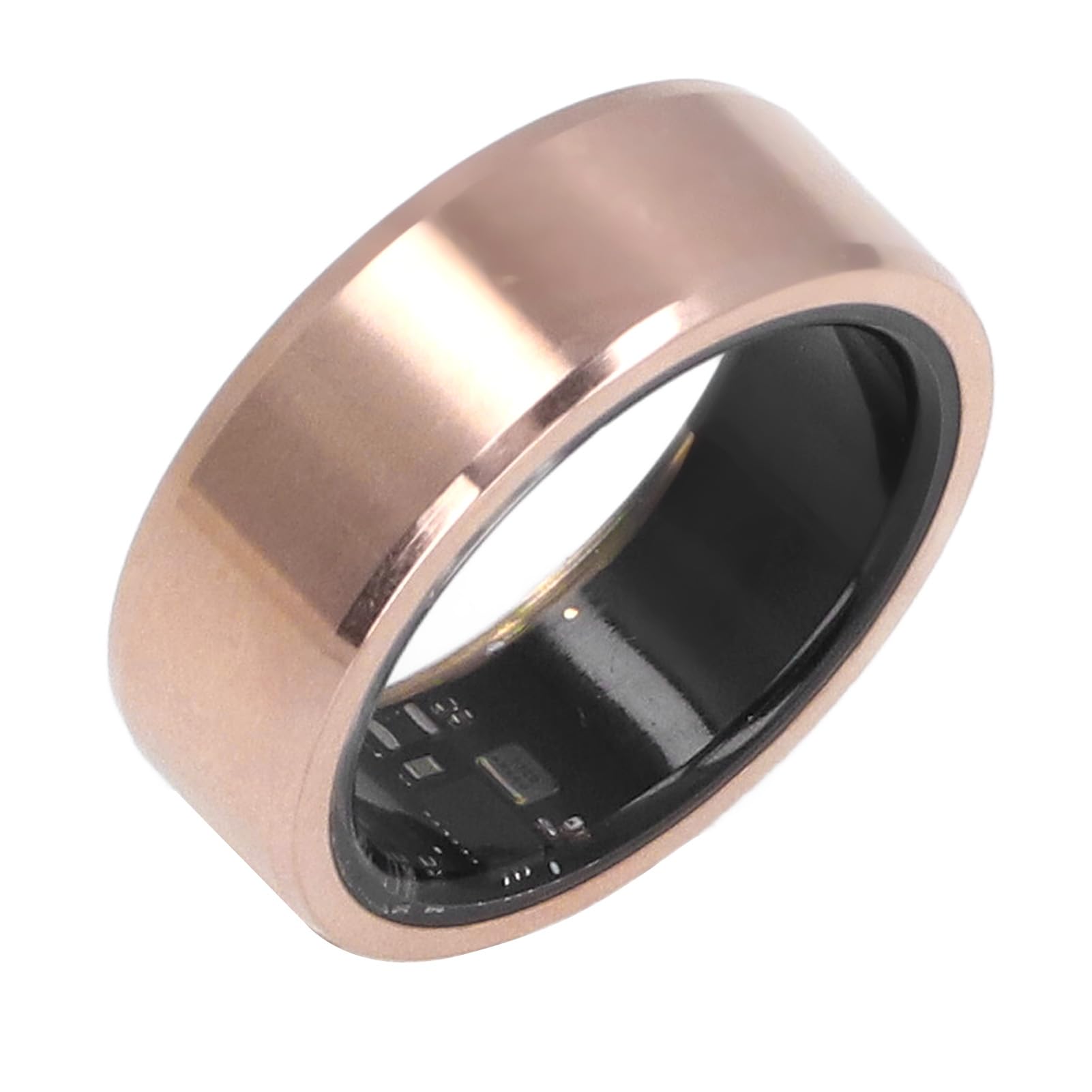 Anello intelligente Salute Tracker Oro BT Anello Fitness Monitoraggio del Sonno IP68 Contapassi Impermeabile Uso Quotidiano Anello per Salute Intelligente per Uomini e Donne