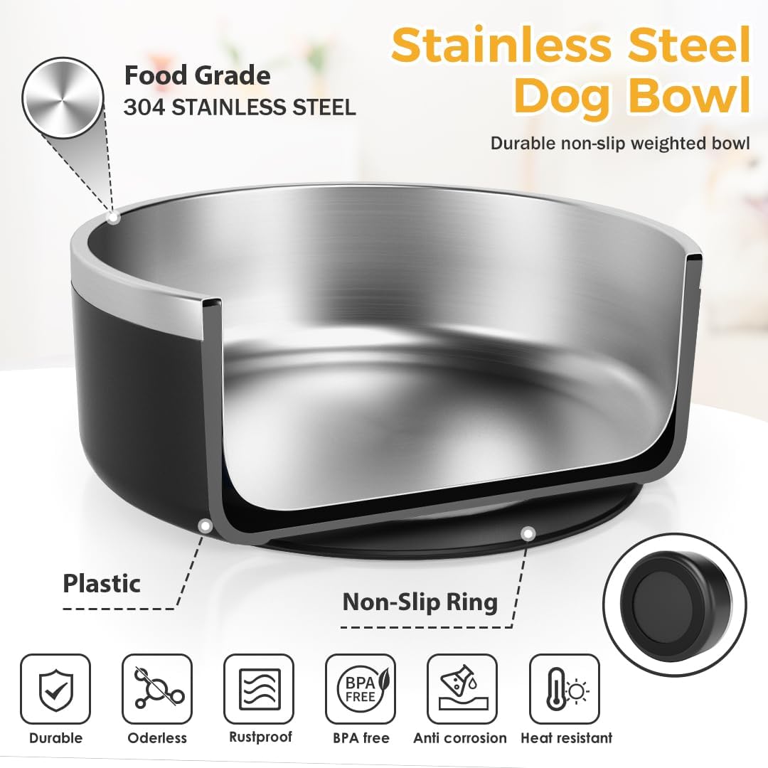 Ultimate Review: IKITCHEN Stainless Steel Dog Bowl - Perfect for Your Furry Friend!