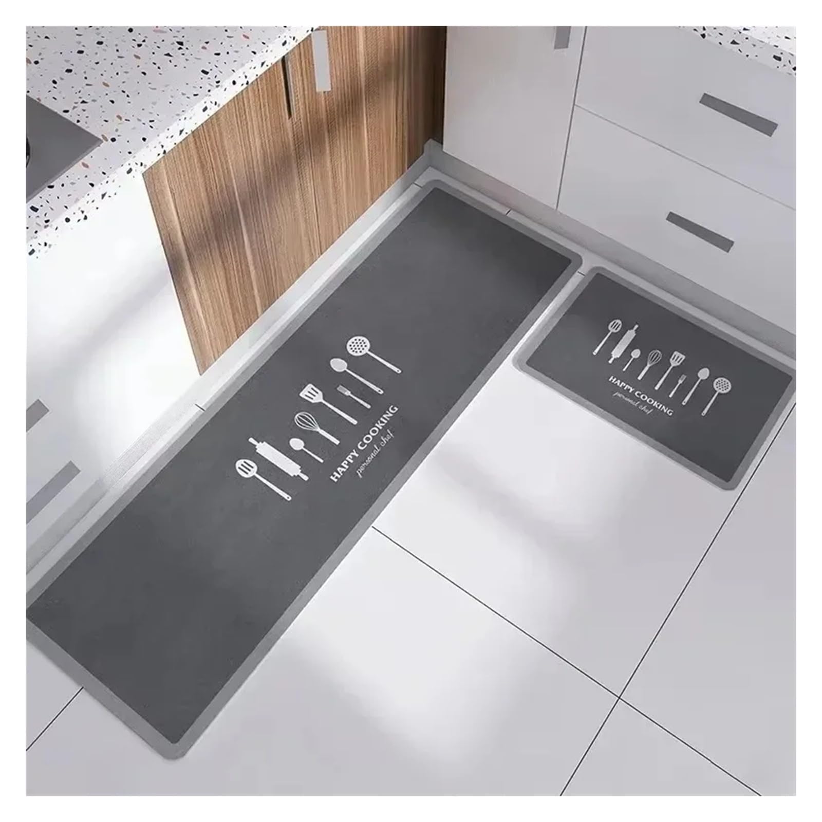 Tapis de sol en PVC imperméable pour éviter les taches de cuisine et couloir