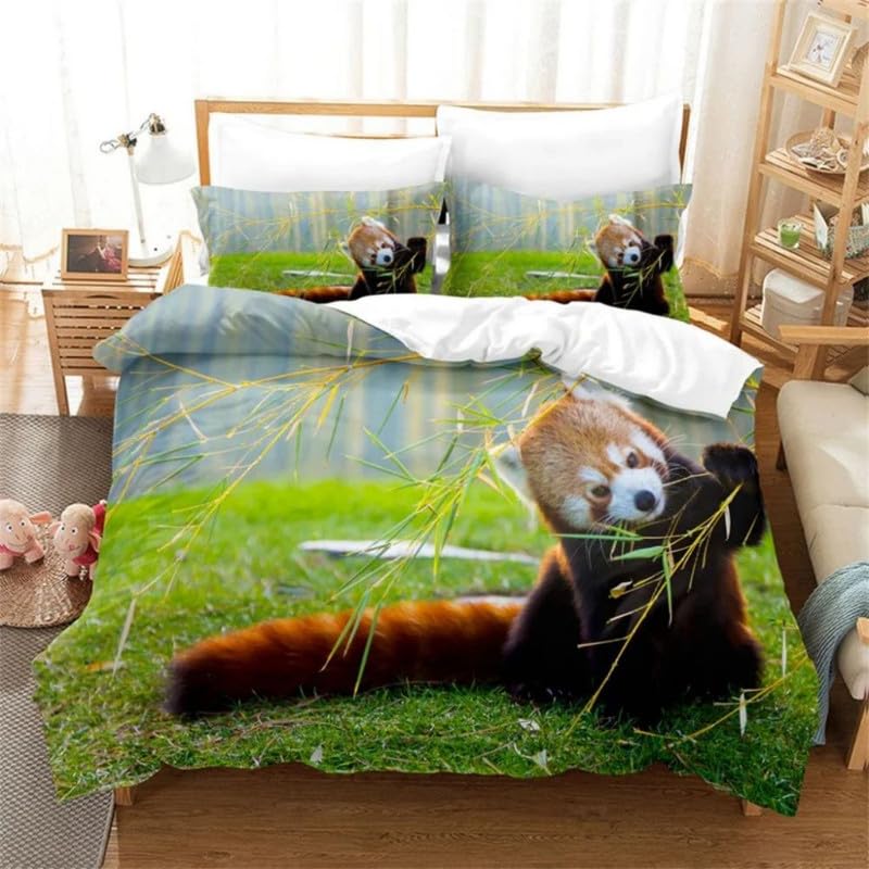 Funda nórdica cama 90 animales verdes de microfibra suave 155x220cm para niños