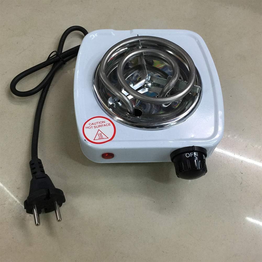 Divinext 500W Electric Single Coil Induction/Cookpots Stove | 25.5 x 25 x 12.5 cm | White