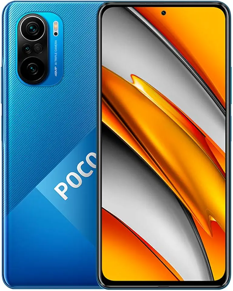 Xiaomi Poco F3 Smartphone 8GB+256GB, cámara de 48MP, Snapdragon 870G,Pantalla AMOLED de 6,67", 4520 mAh Batería,versión Global (Azul)