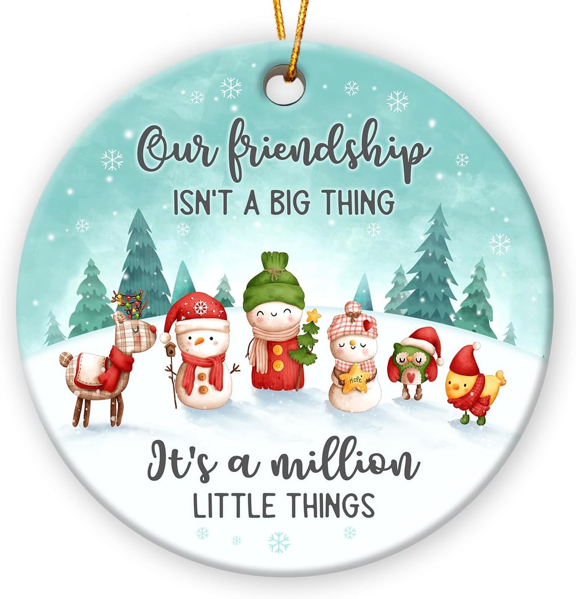 Friends Christmas Ornaments 2025, Friendship Ornaments for Friends, Bestie Gifts for Women, Sister, Ceramic Ornament for Christmas Decoration, BFF Ornaments for Home Decor