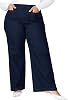 ELOQUII Womens Plus Size The Trouser Jean