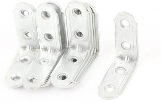 BAFAFA Qtqgoitem Shelf Door 90 Degree 4 Holes Angle Brackets 40 x 40mm 10 PCS Brackets