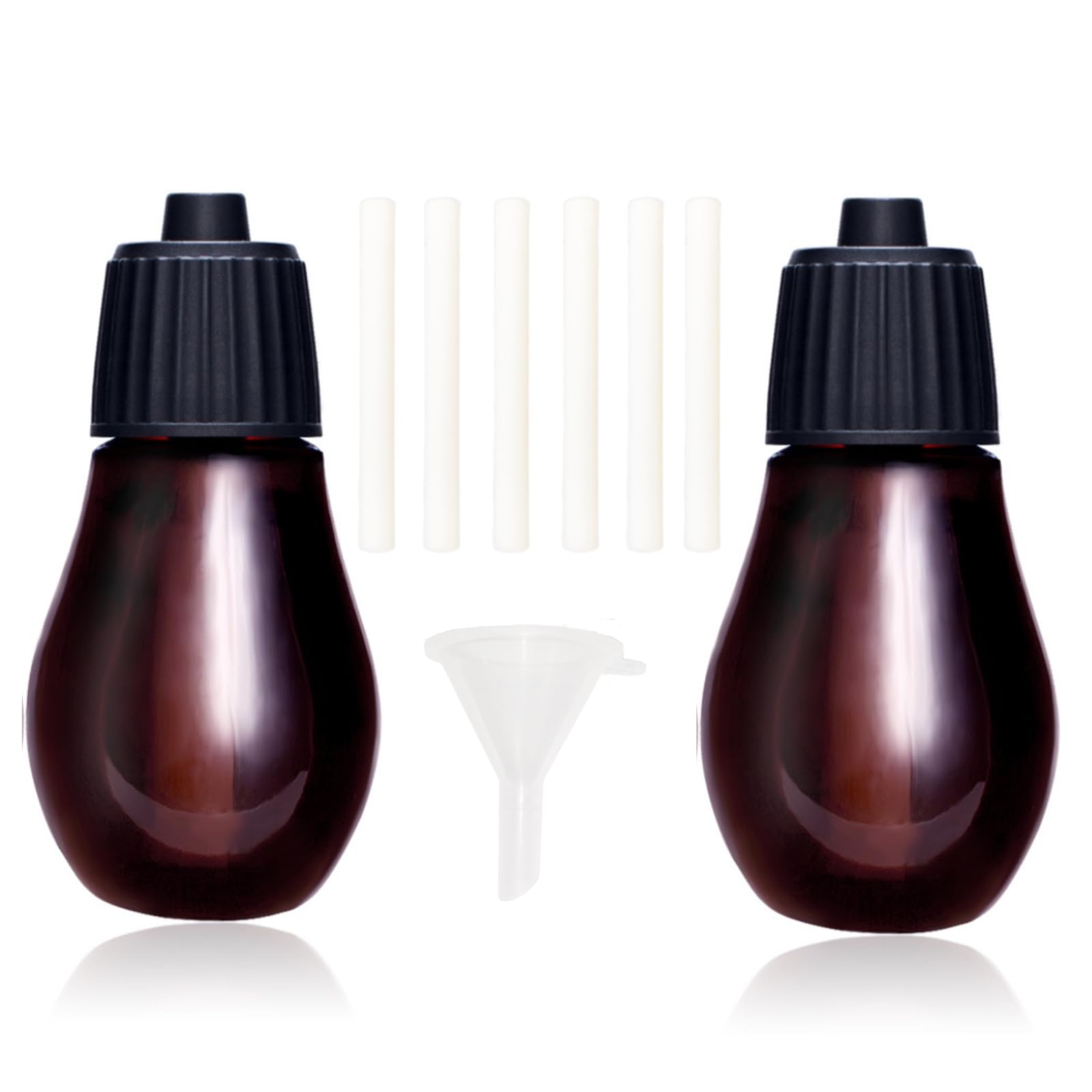 Empty Bottles for Essential Oils 20ml Small Glass Bottles - 2PCS Empty Mini Glass Bottles & 6PCS Cotton Filters & 1PCS Mini Funnel-image-22