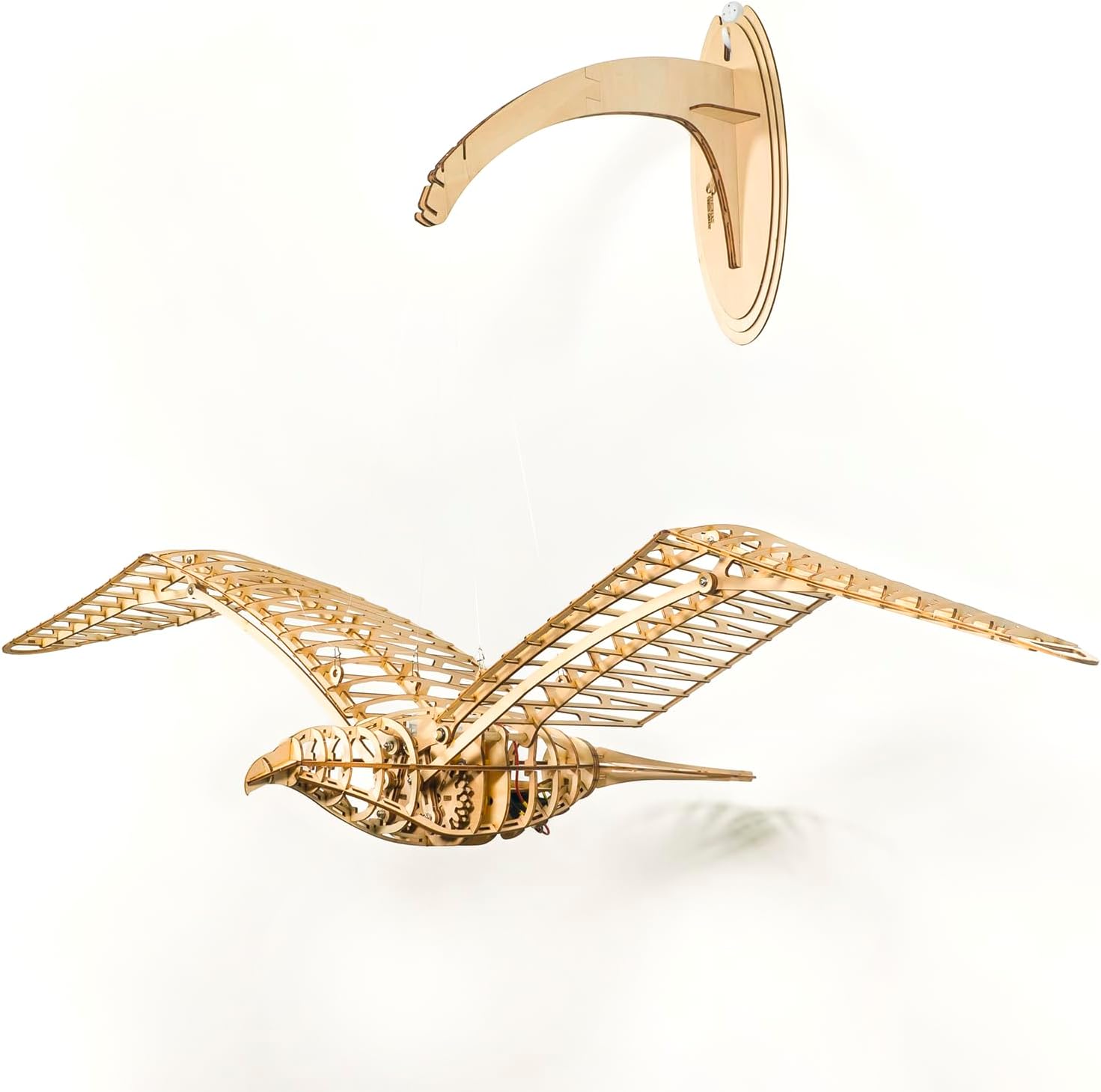 Viloga 3D Wooden Puzzle DIY Wood Dove Model with Flapping Wingspan 1000mm - Mechanical Model Kit for Adults Hobbies - 250 Pieces - Age 16+