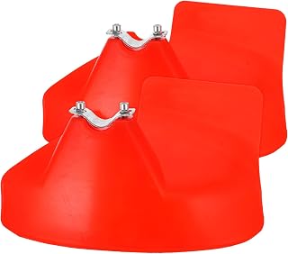 2pcs Nylon Cutting Shield for Trimmer, Compact Red Replacement