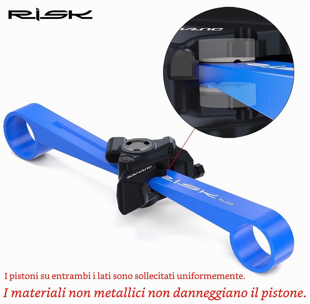 Attrezzo per pressare i pistoni dei freni a disco idraulici per bicicletta, per strada e MTB, attrezzo per resettare e retrarre il caliper dei freni a olio per riparazione bicicletta