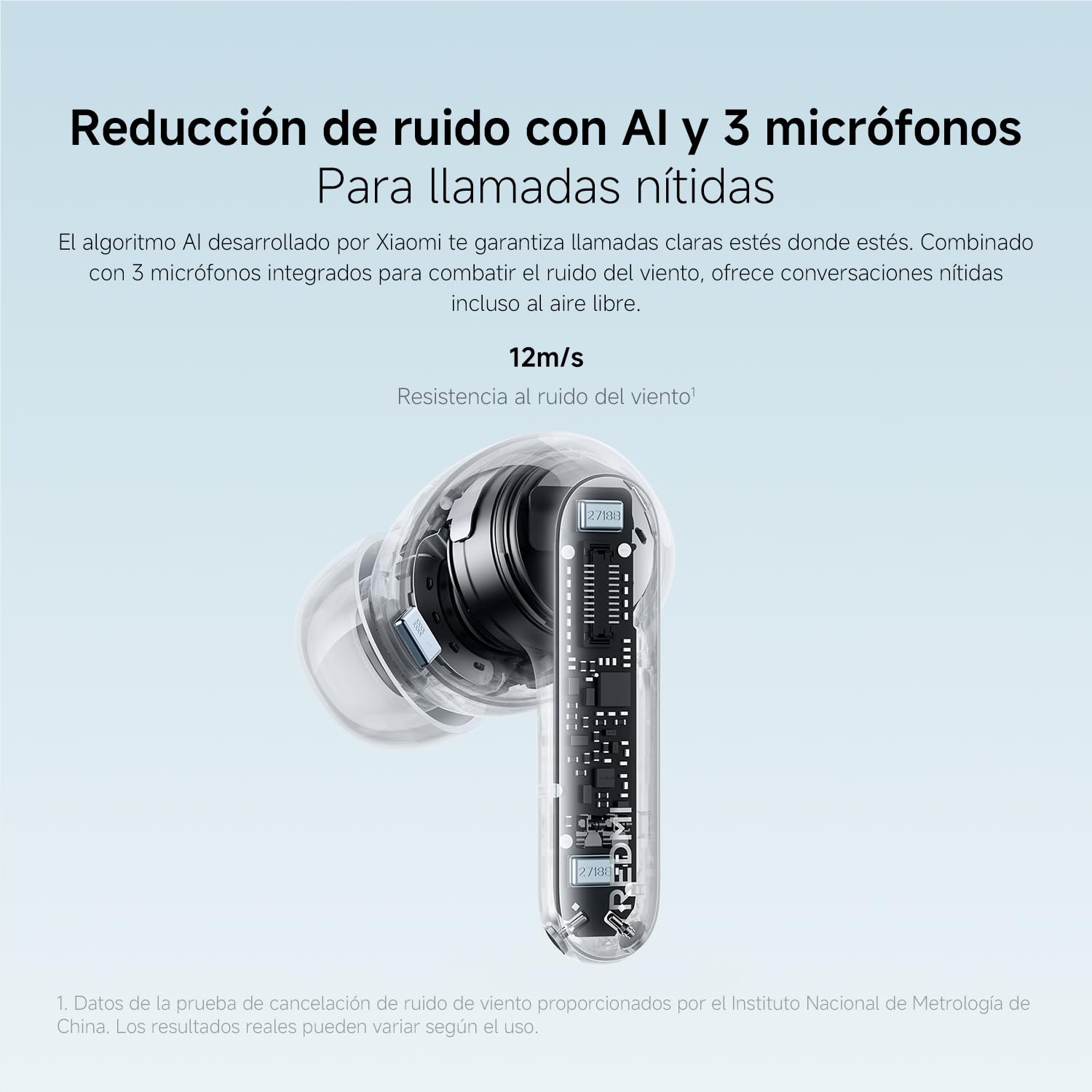 XIAOMI Redmi Buds 8 Pro, True Wireless Bluetooth, cancelación Activa de Ruido de hasta 55 dB, Triple Driver, Sonido Hi-Res Hi-Fi, Dolby Audio, hasta 33h de autonomía, Bluetooth 5.4, IP54, Negro — view 5