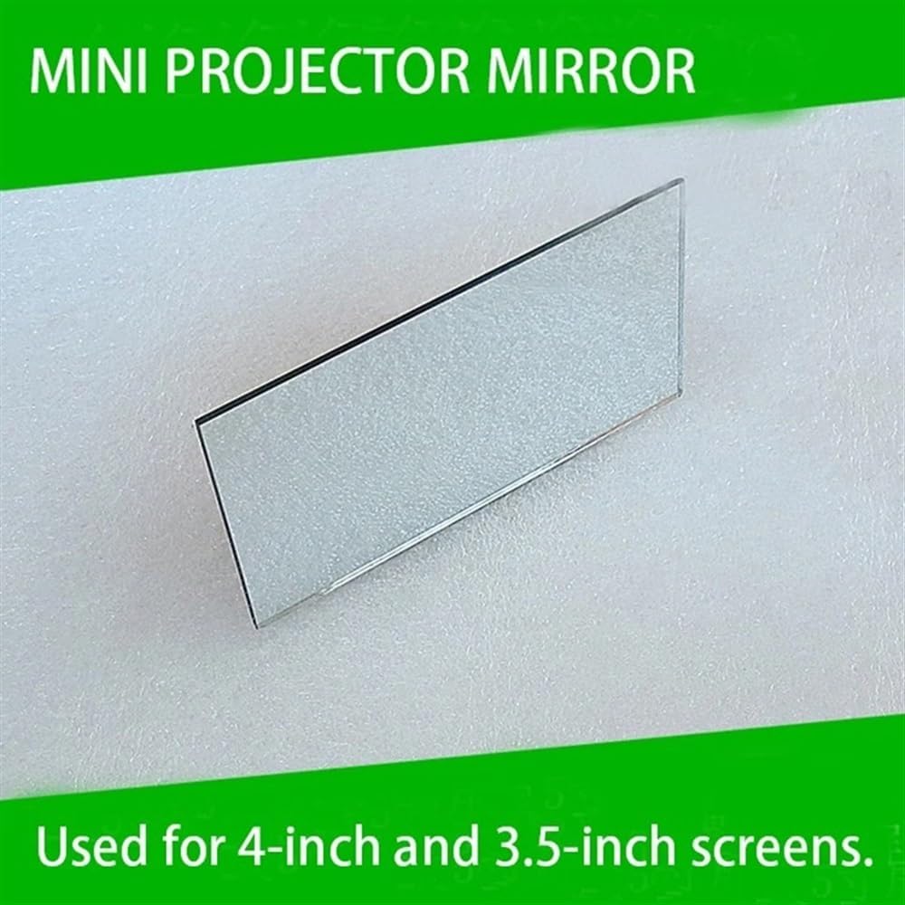 Prisms & Kaleidoscopes 1PCS 114 * 57.5 * 2mm Mini Projector Front Surface Reflector Projector Mirror Lens Science Classroom Optics Kits