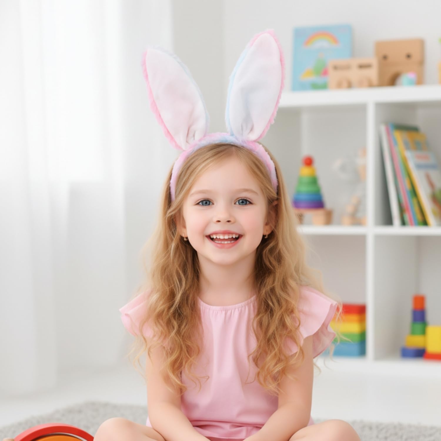 Plush Cotton Candy Bunny Ears