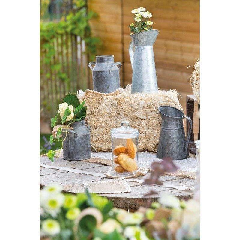 Cruche à Lait En Zinc – Milchkännchen Aus Zink, 12 X 17,5 Cm, Von Chaks