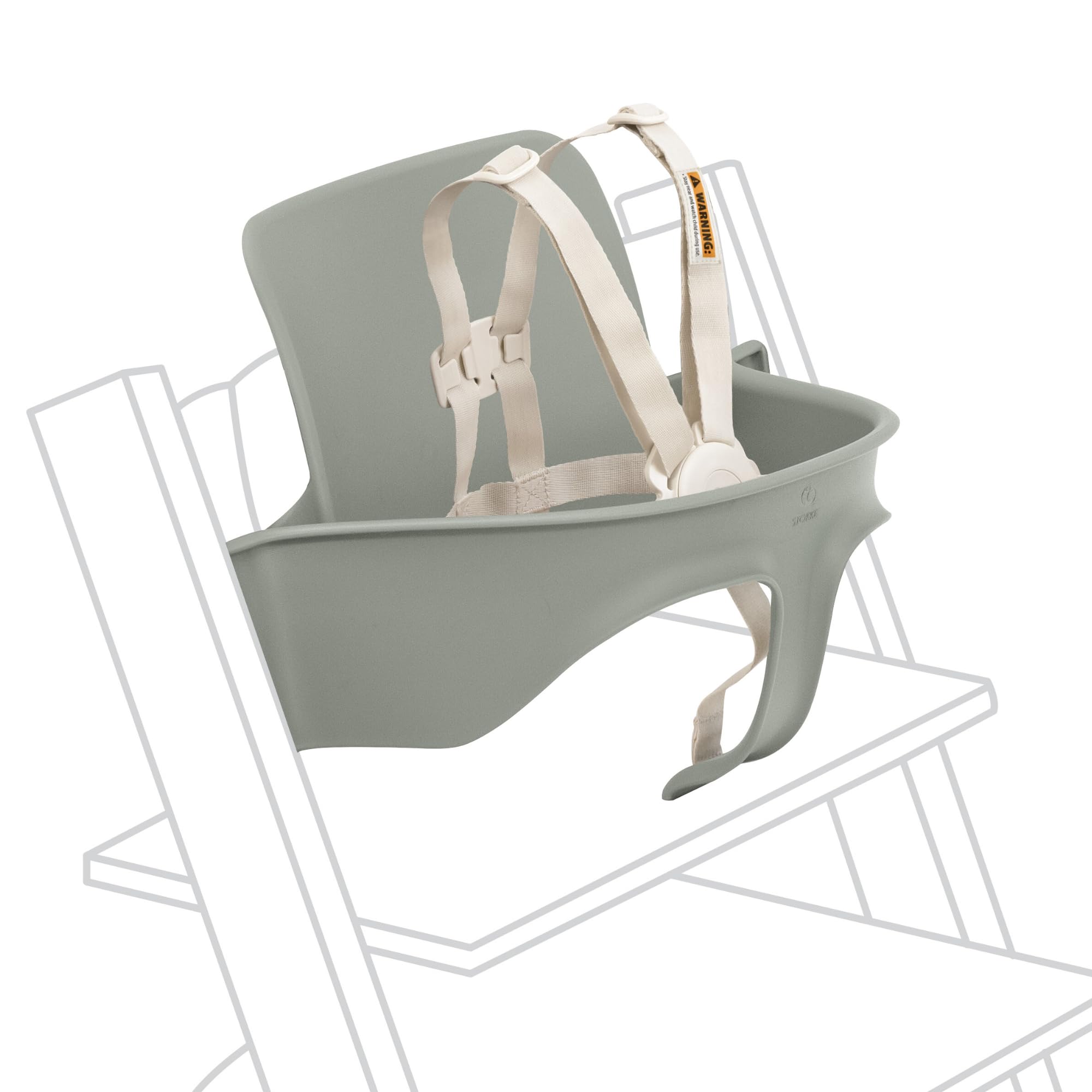 Amazon.com : Stokke Tripp Trapp Baby Set 2, Glacier Green - Ages 6