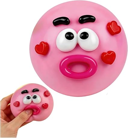 Squishy Fidget Toy with Interchangeable Faces: Stress Relief Solution for All Ages