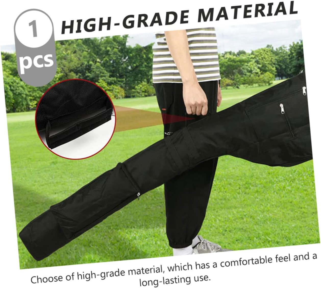 POPETPOP Portable Golf Bag Multi-use Carrier for Easy Storage Transport Lightweight Design Convenient for Daily Golfing for Organizing Equipment