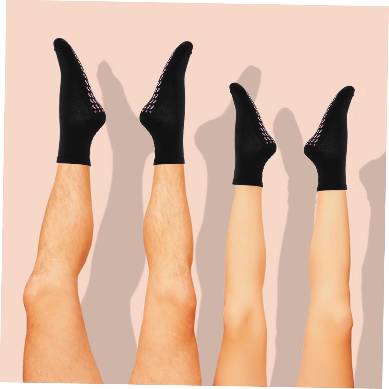 5pairs Heated Socks for Women of Breathable Thermal Socks Silicone Massage Spots - Design Comfortable Foot Warmers for Cold Weather Activities