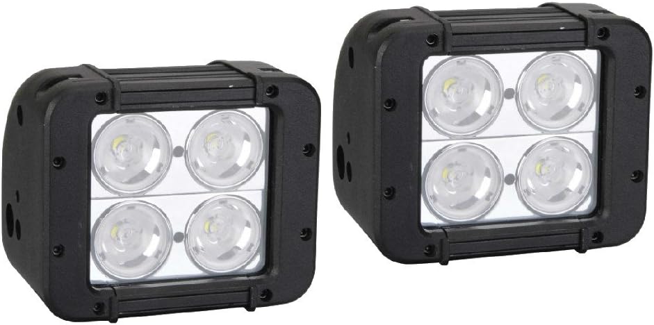 Virile Industries Pair of 5" 40 Watt (3440 Lumen) Double Row LED Light Bar for Offroad and Marine Applications