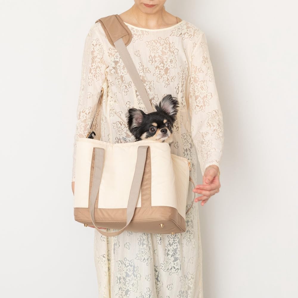ICANDOR 小型犬キャリーバッグ ベージュ ICANDOR 小型犬キャリーバッグ ベージュ ICANDOR 小型犬キャリーバッグ