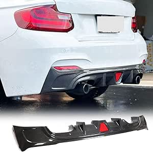 Amazon.com: MCARCAR KIT Carbon Fiber Rear Diffuser for BMW 2 Series F22 ...
