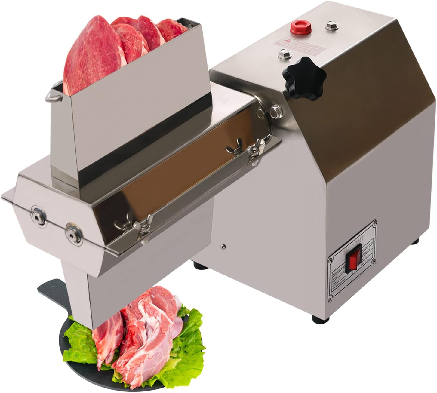 GDNTMU Commercial Meat Tenderizer, 750W Stainless Steel Electric Cutting Machine