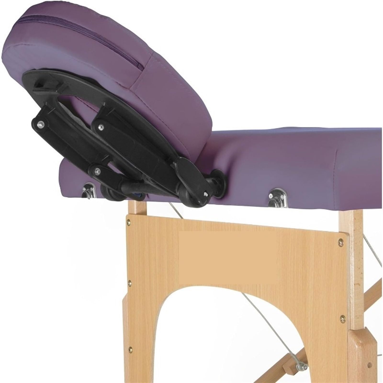 Lettino da Massaggio Pieghevole Portatile Professionale con Custodia for Il Trasporto per Fisioterapia, Massaggi, Estetica(Burgundy)