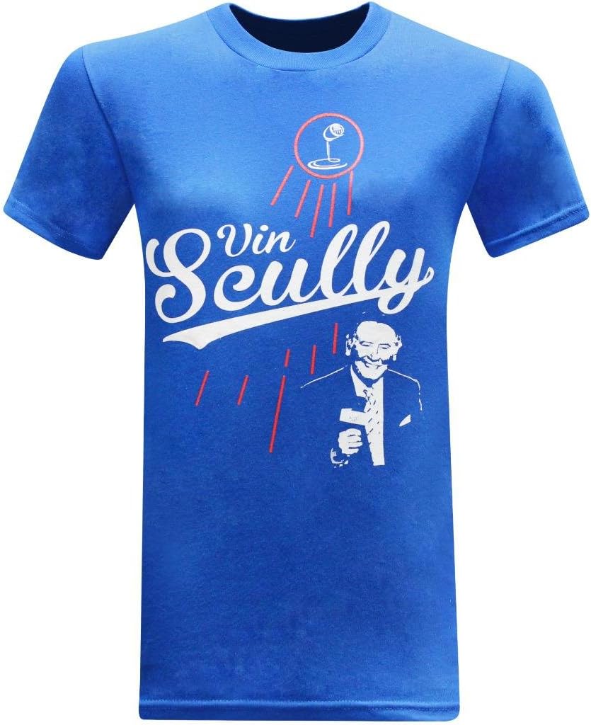 tees geekVin Scully Baseball Hall of Fame Broadcaster Men's T-Shirt