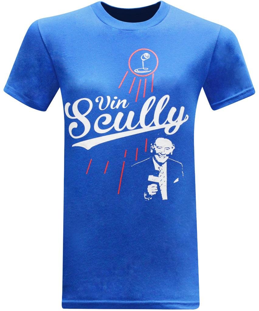 tees geekVin Scully Baseball Hall of Fame Broadcaster Men's T-Shirt