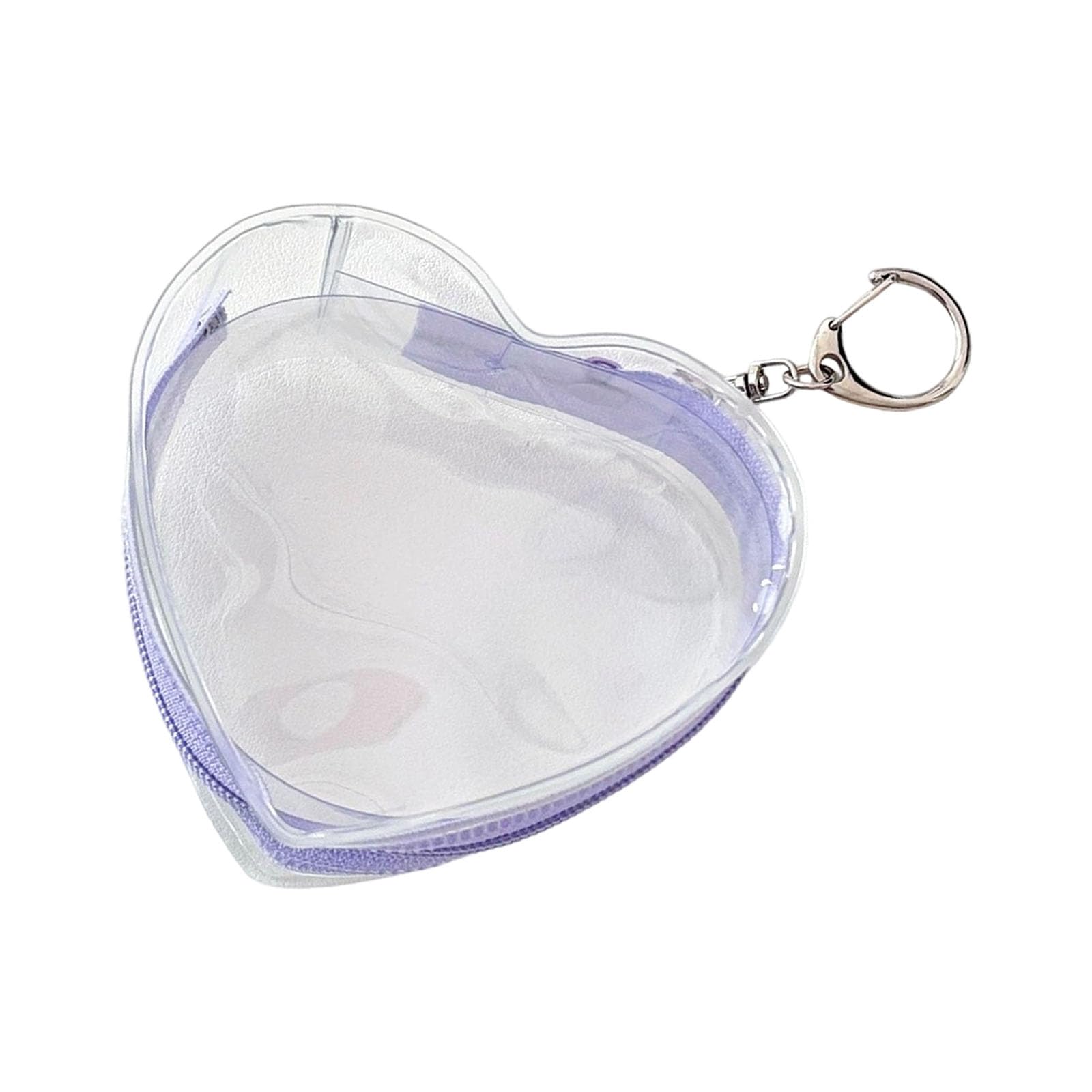 Maxtonser Clear Figure Display Bag with Keychain,Portable Doll Storage Bag Carrying Case Pouches Keying Charms for Collectibles