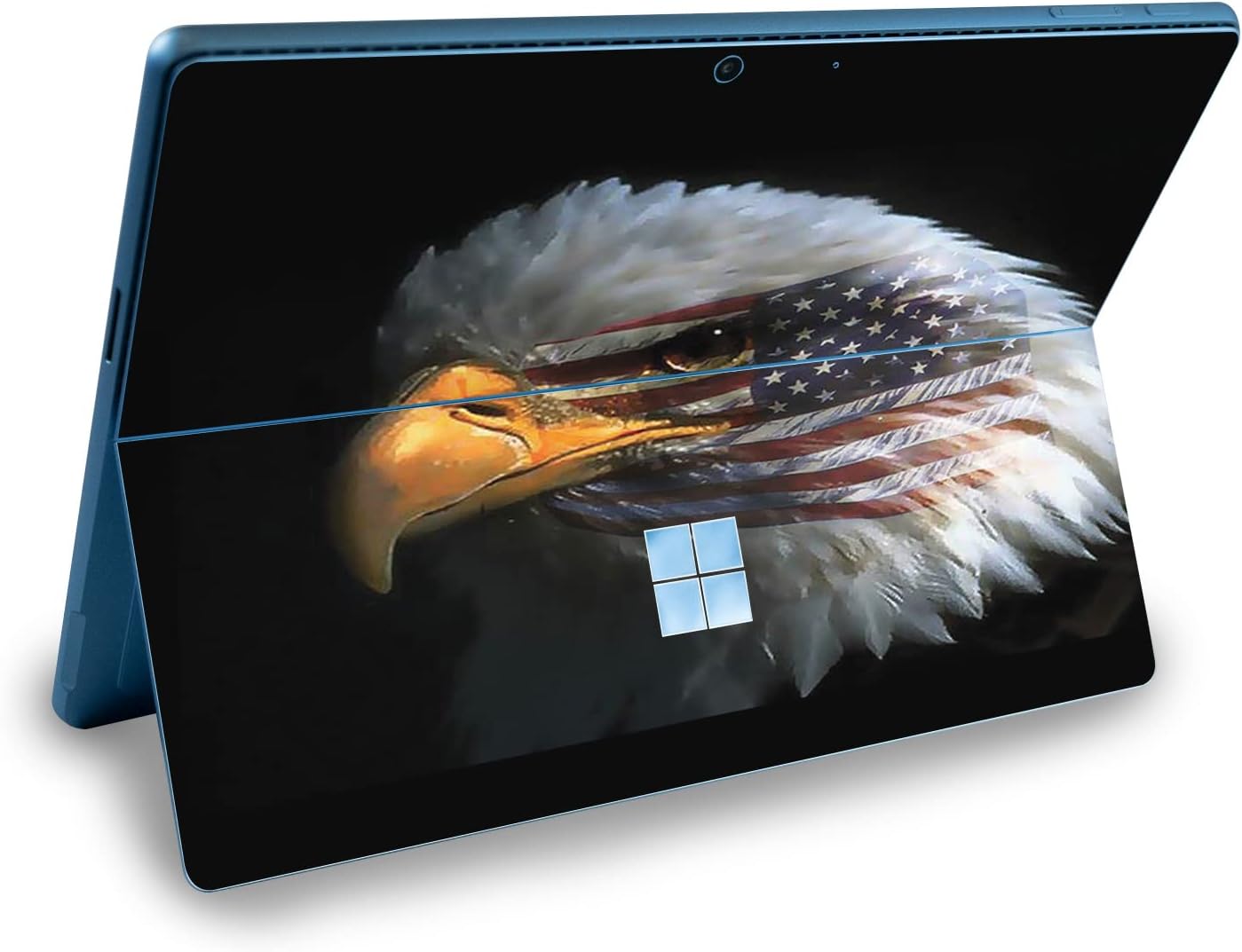 MightySkins Skin Compatible with Microsoft Surface Pro 9 (2022) - Eagle Eye | Protective, Durable, and Unique Vinyl Decal wrap Cover | Easy to Apply & Change Styles | Made in The USA