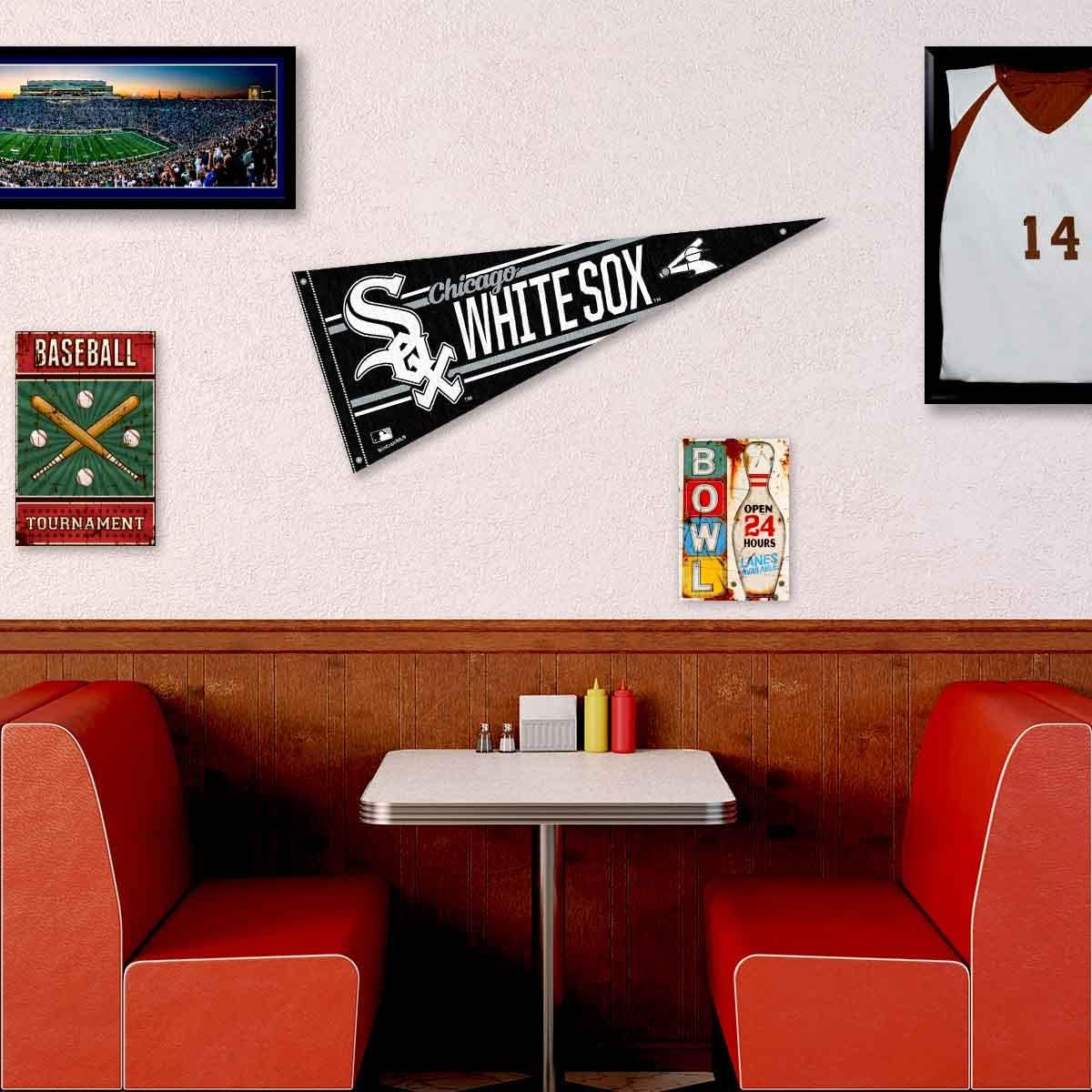 WinCraft Chicago White Sox Pennant Banner and Wall Tack Pads - Image 3