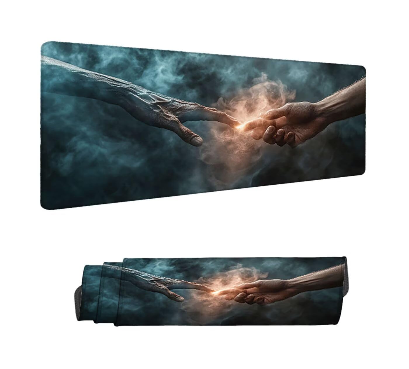 Śniąca podkładka pod mysz do gier XXL 1200 x 400 mm podkładka pod mysz na biurko szyta wodoodporna antypoślizgowa, podkładka pod mysz do gier, biura, wystroju domu, szybciej, prezenty dla mężczyzn H
