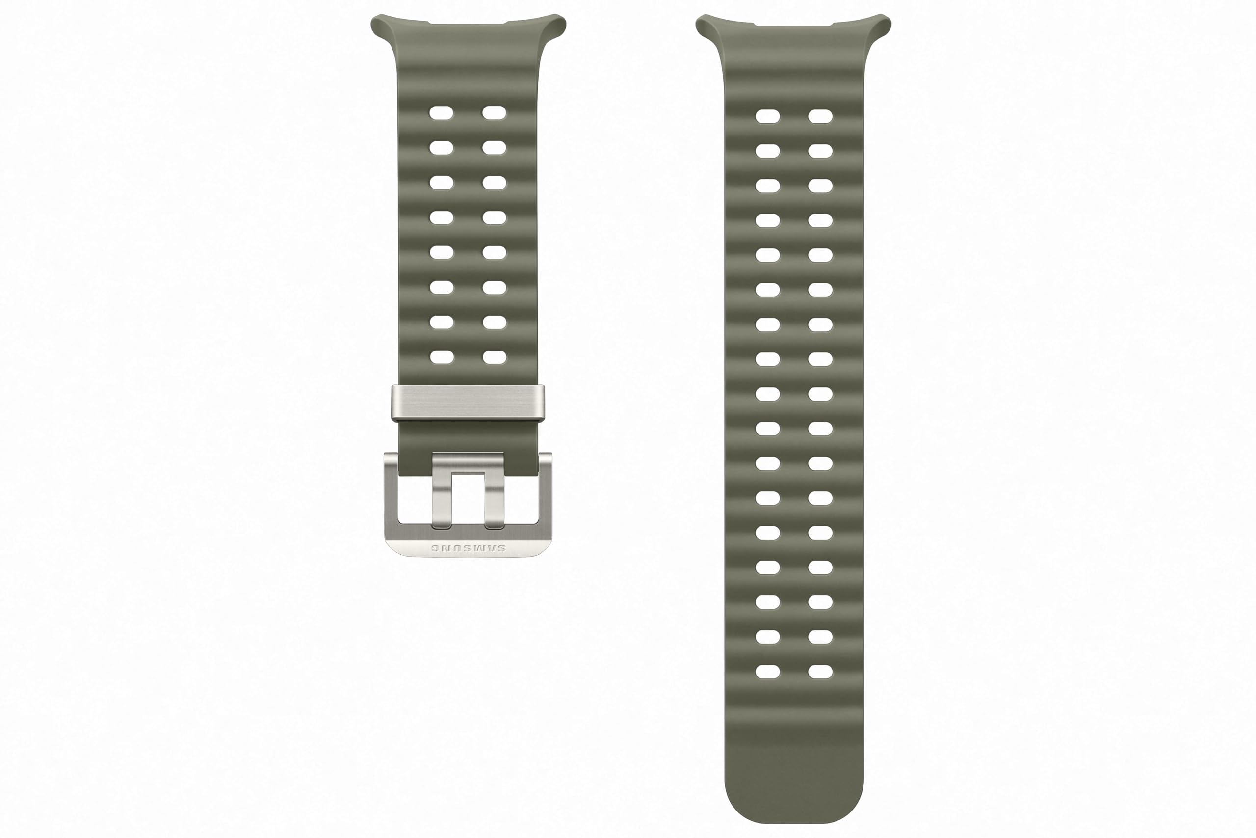 Samsung Marine Armband ET-SNL70 für die Galaxy Watch Ultra | Uhrenarmband, Sport Armband, Original Zubehör, elastisch, langlebig, guter Sitz, wasserbeständig, Green