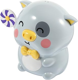 BESPORTBLE Unbreakable Piggy Bank Coin Saving Pot for Boys Reusable Desktop Money Jar with Capacity Cute Pig-Shaped Decor for Encouraging Savings
