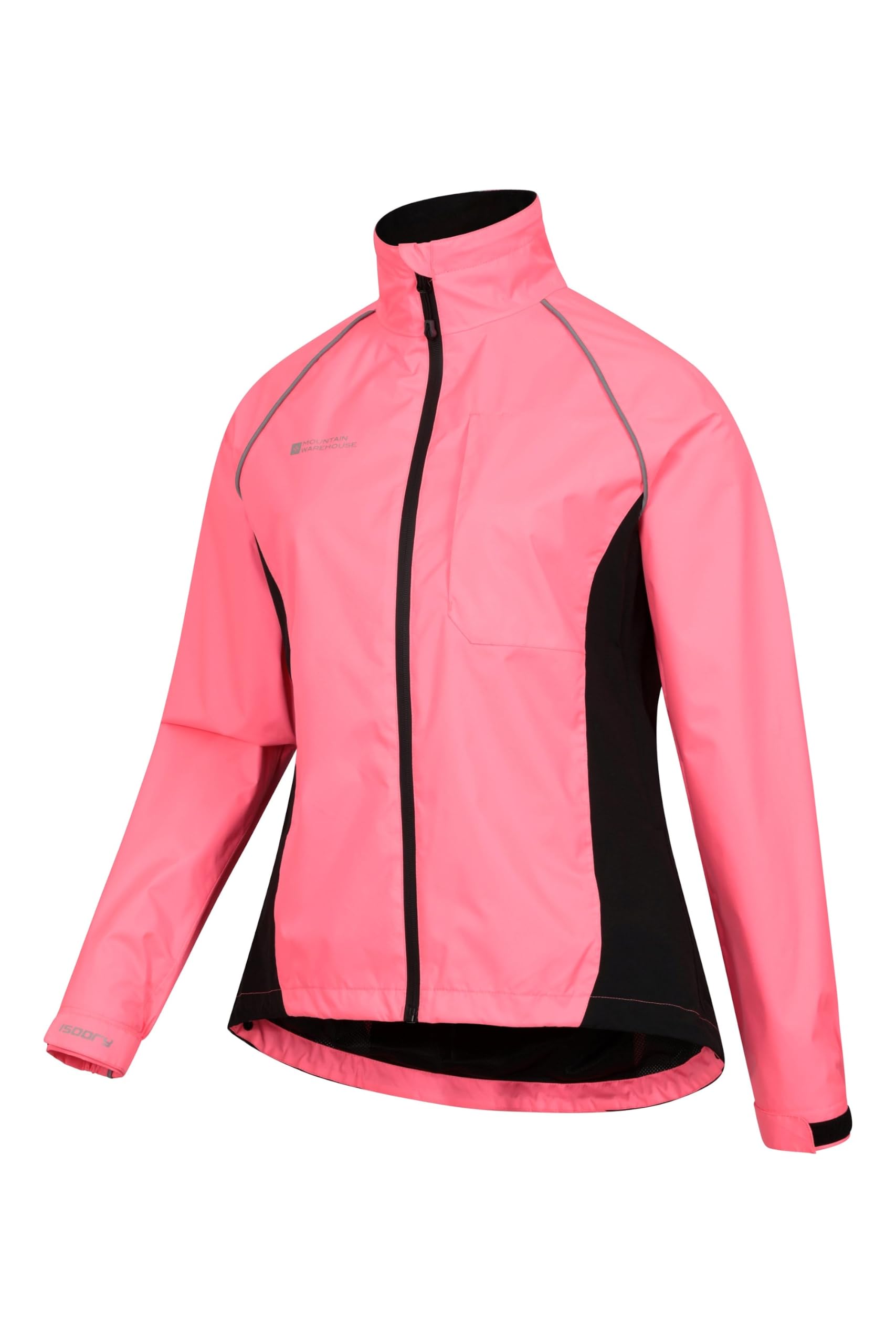 Mountain Warehouse Veste Imperméable Adrenaline Femme - Veste Respirante, Coutures Imperméables, Veste Pluie Réfléchissante - Cyclisme, Printemps été