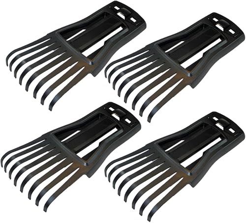 4 Pack Replacement Rake Attachment 90516147 Compatible with Black and Decker LH5000 LH4500 Blower