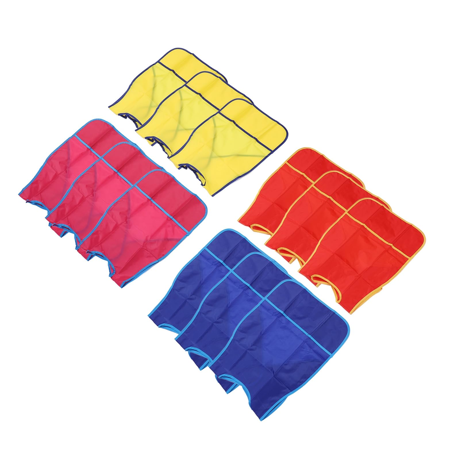 Irfora Grembiuli da Pittura Impermeabili per Bambini con Tasche, 12 Grembiuli da Pittura Senza Maniche per attività di, Bambini, Adatti a Casa e in Classe, Nylon, 17,32x22,44 Pollici